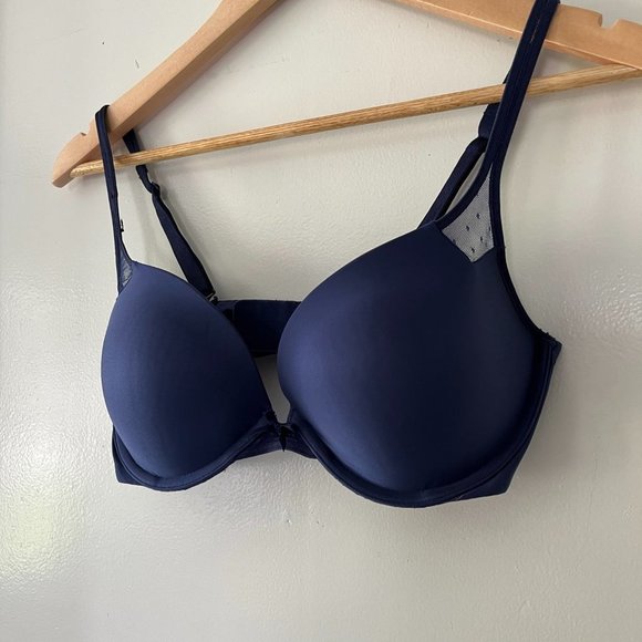 Victoria’s Secret Push Up Bra Women's Size 34D - blue - Picture 2 of 7